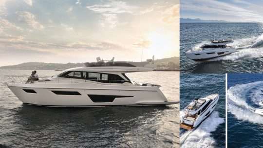 VIP-каюта и гостевые помещения: размещение гостей на Ferretti Yachts 500